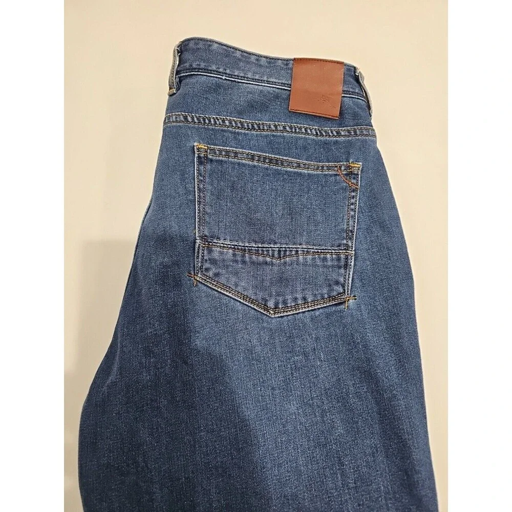 Tommy Bahama Straight Leg Jeans 36X32 Blue Denim Pants Stretch 92% Cotton Soft - Picture 7 of 10